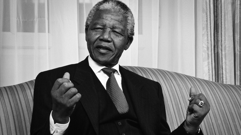 Mandela in Oslo for Nobel Prize ceremony