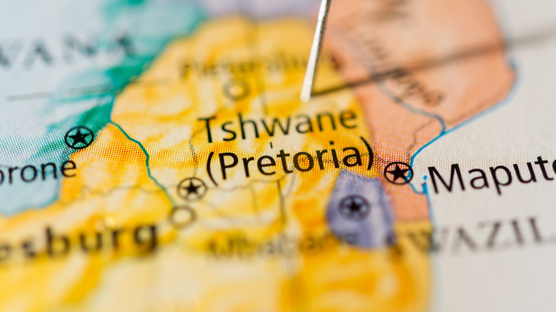 Pretoria, South Africa map