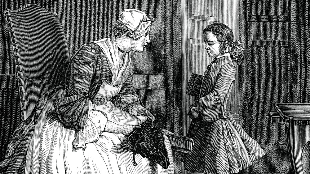 The governess and a little girl, 1739