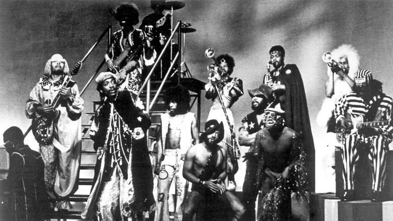 Funkadelic onstage in mid-1970s