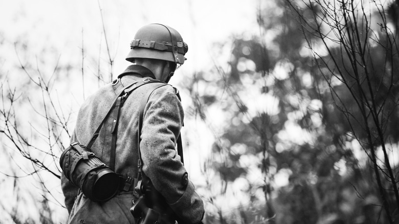 man dressed as a german soldier wwiii