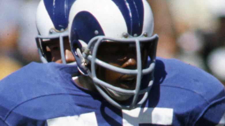 Deacon Jones L.A. Rams helmet