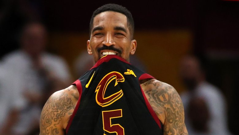 J.R. Smith at the NBA Finals