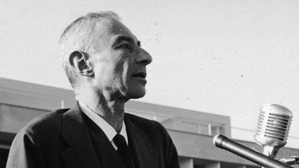 J. Robert Oppenheimer speaking