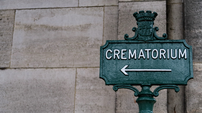an urn used to hold cremains 
