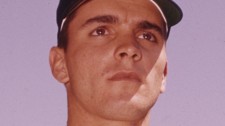 Tony Conigliaro staring ahead