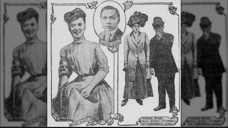 Chinese men in the 1900s