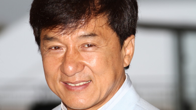 Jackie Chan smiling