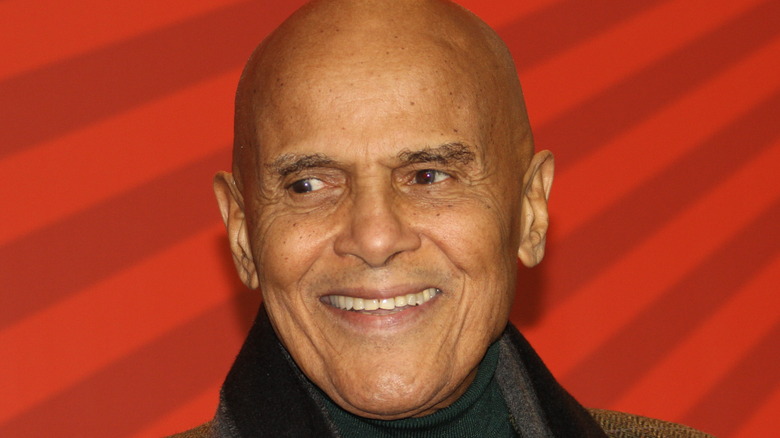 Harry Belafonte smiling