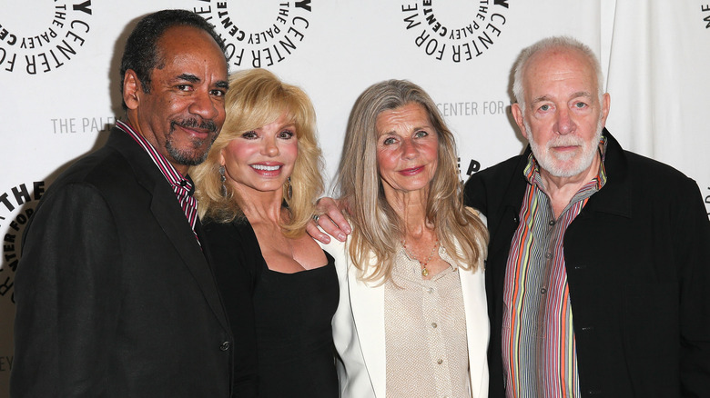 Howard Hesseman with WKRP in Cincinnati co-stars 
