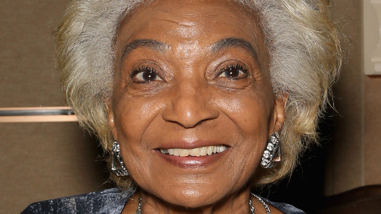 Nichelle Nichols smiling