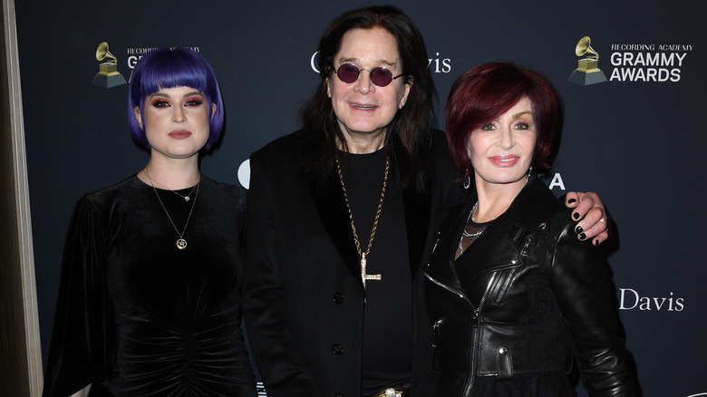 Ozzy Osbourne and his family