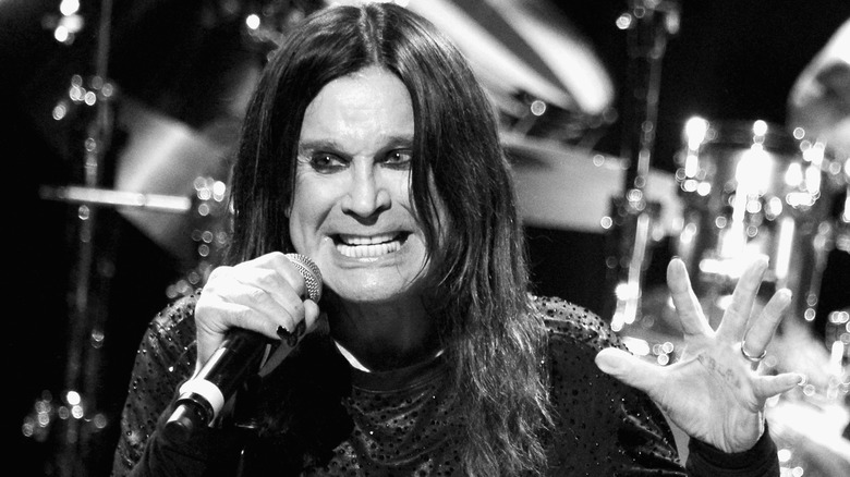Ozzy Osbourne performing