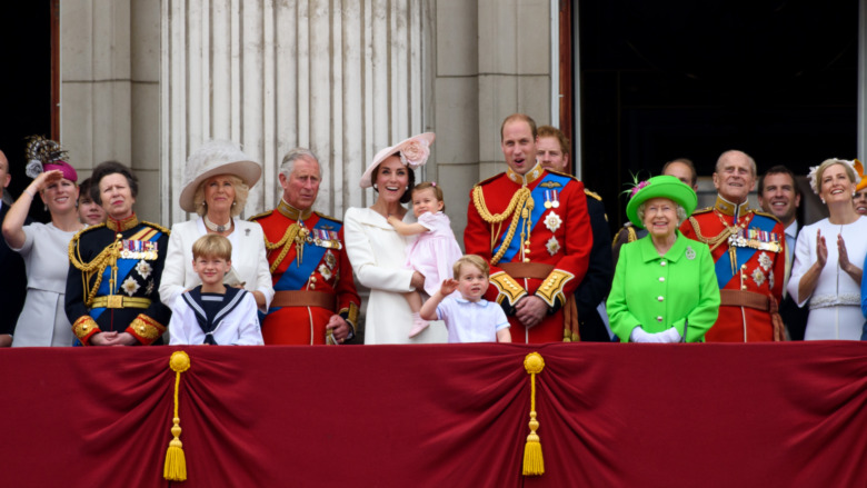 Queen Elizabeth II and extended family