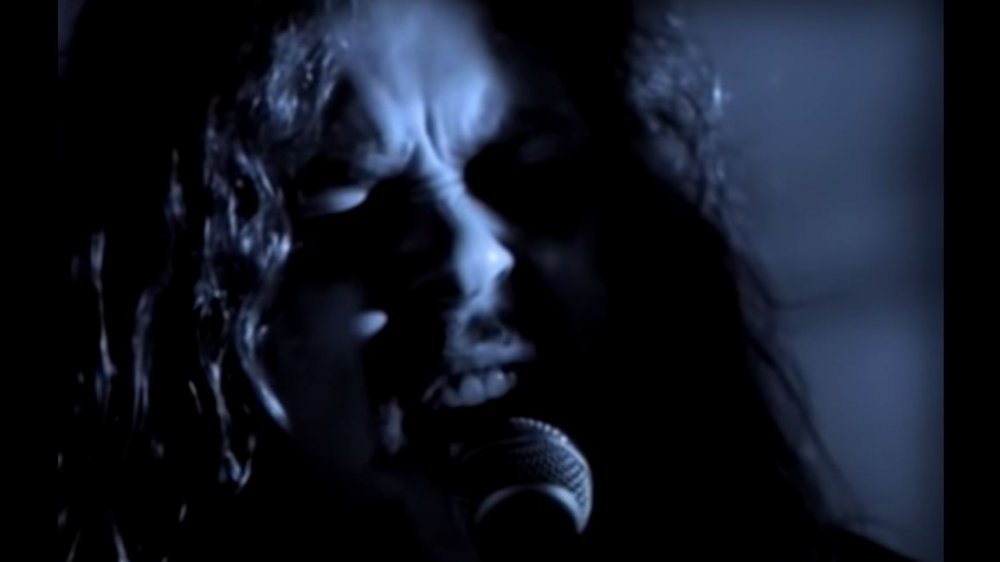 Metallica's James Hetfield sings in the video for "One"