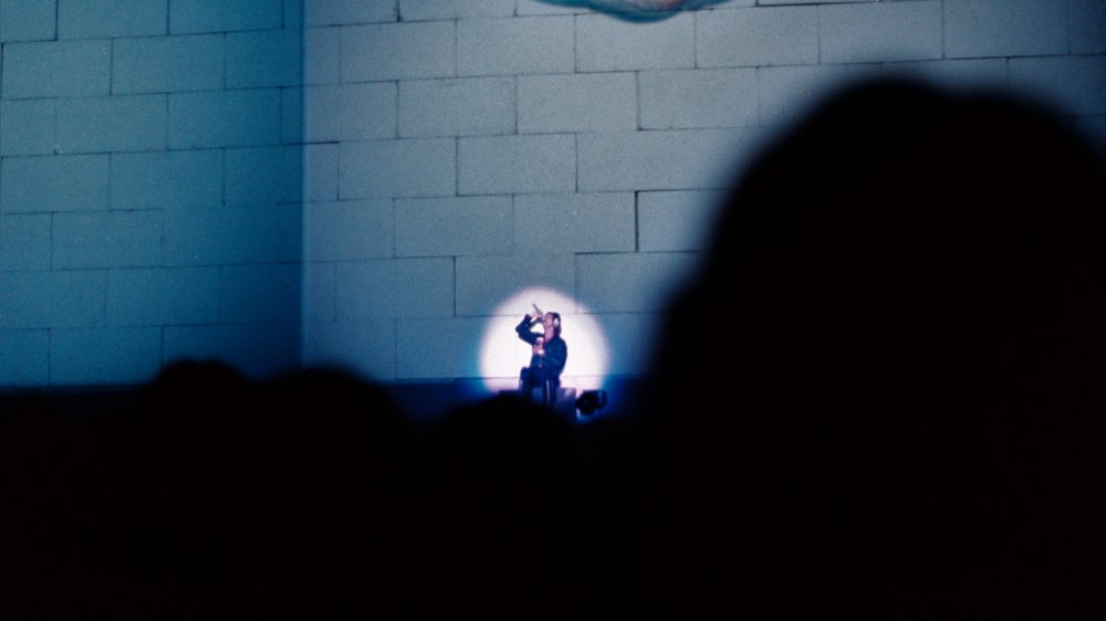 Pink Floyd performing The Wall at Earl's Court