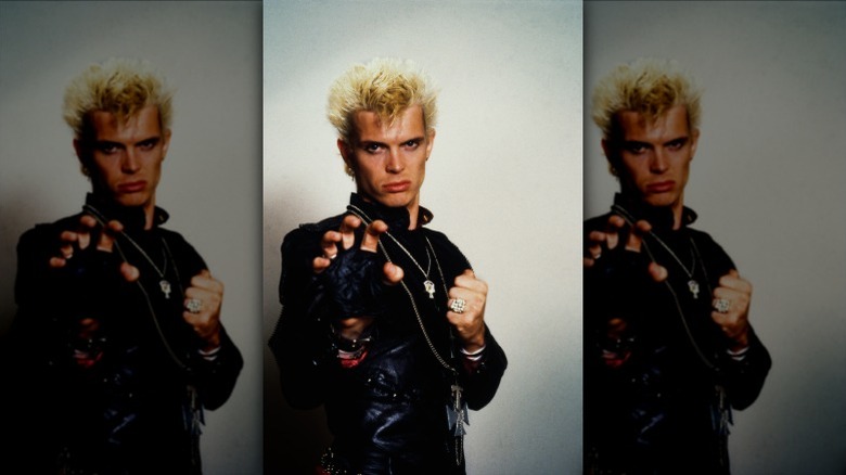 billy idol sneering at camera