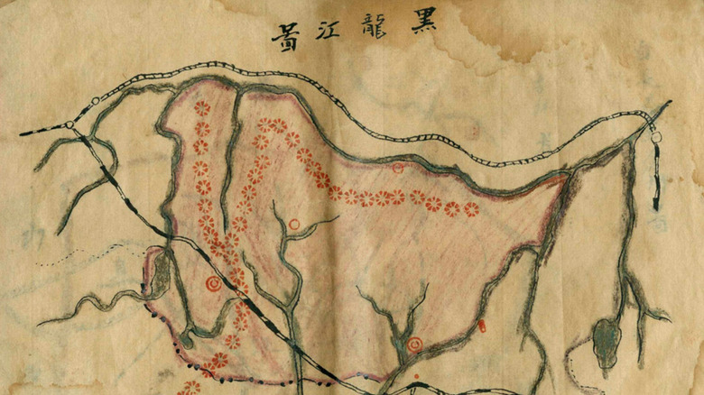 Qing dynasty map