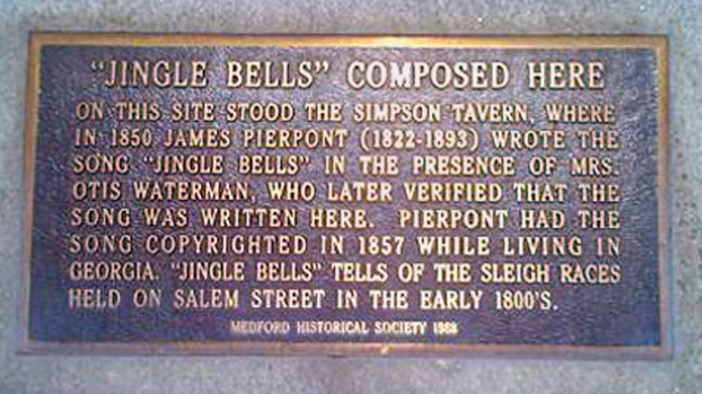 Plaque at 19 High St in Medford MA