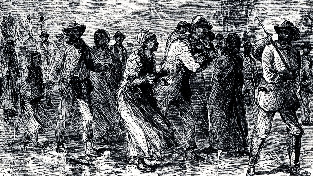 underground railroad illustration