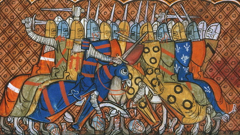 knights in combat