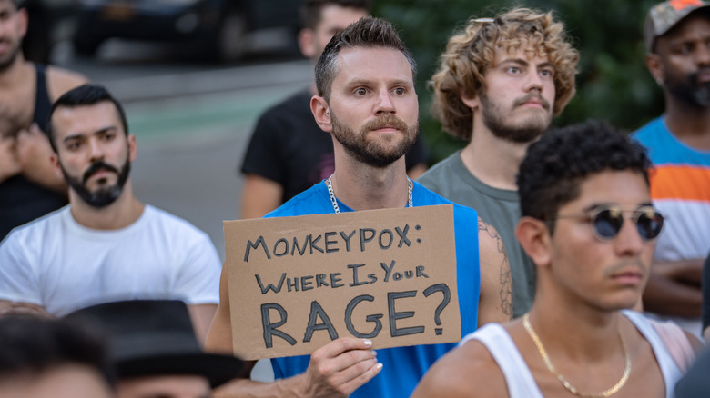 Monkeypox LGBTQ protest
