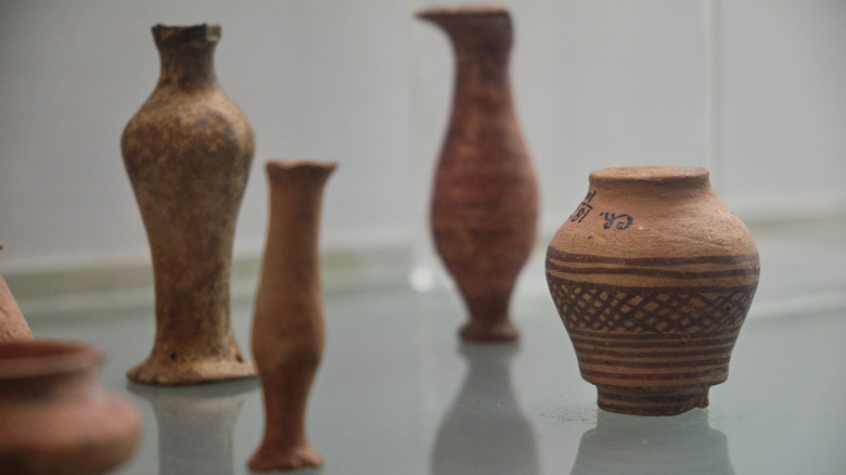 Pottery from the Indus Valley.