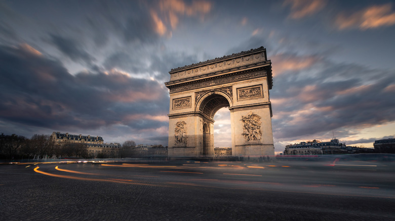 the Arc de Triomphe in Paris