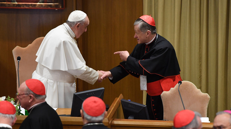 Pope Francis and Cardinal Cupich