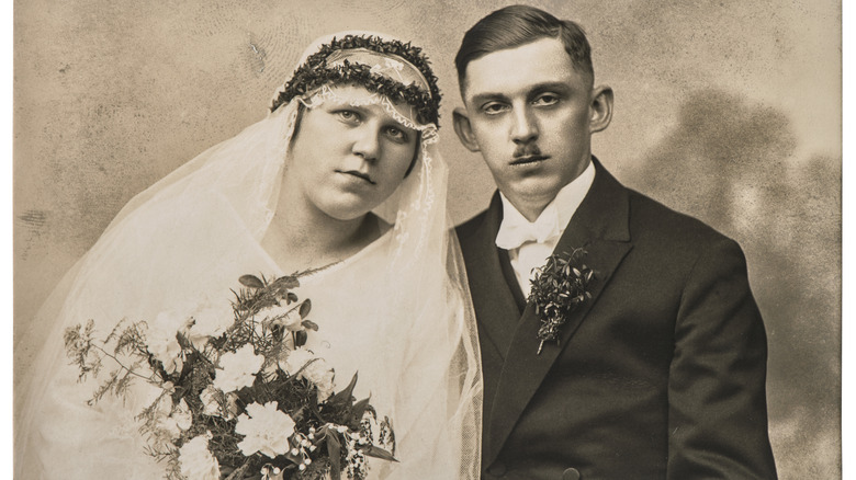 vintage wedding photo