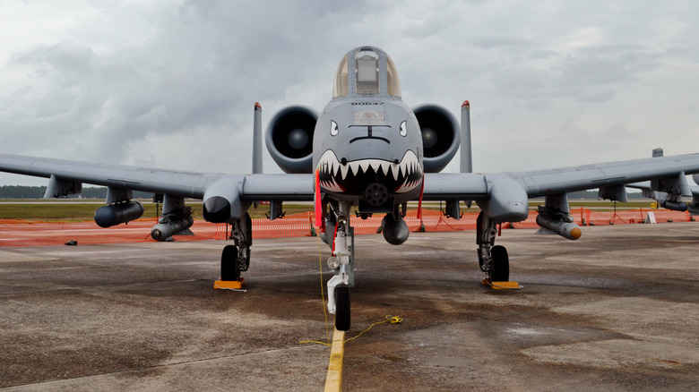 A-10 Thunderbolt II on the ground
