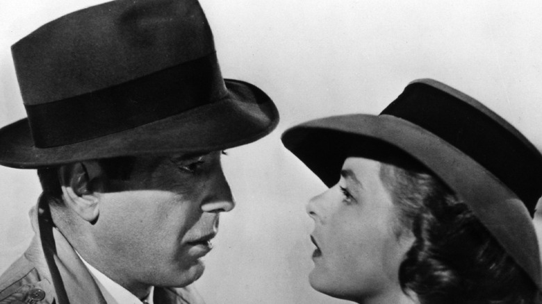 Ingrid Bergman and Humphrey Bogart  