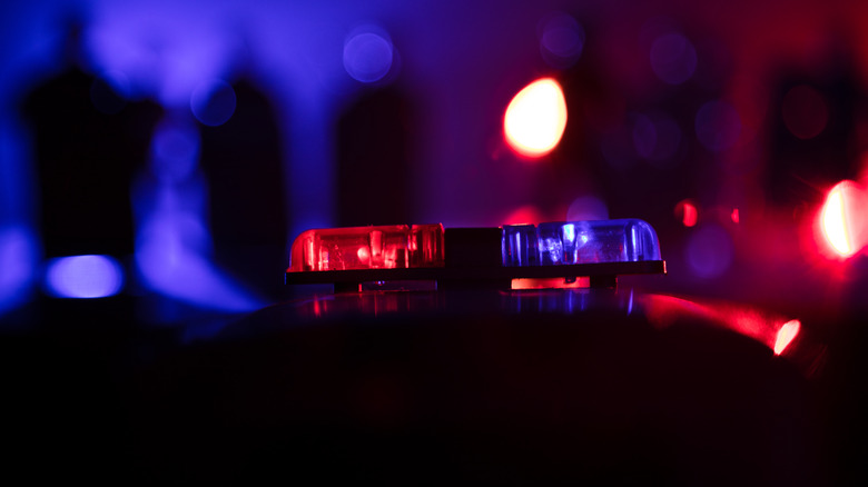 Police on the scene