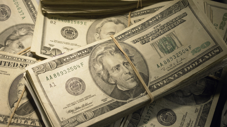 pile of money
