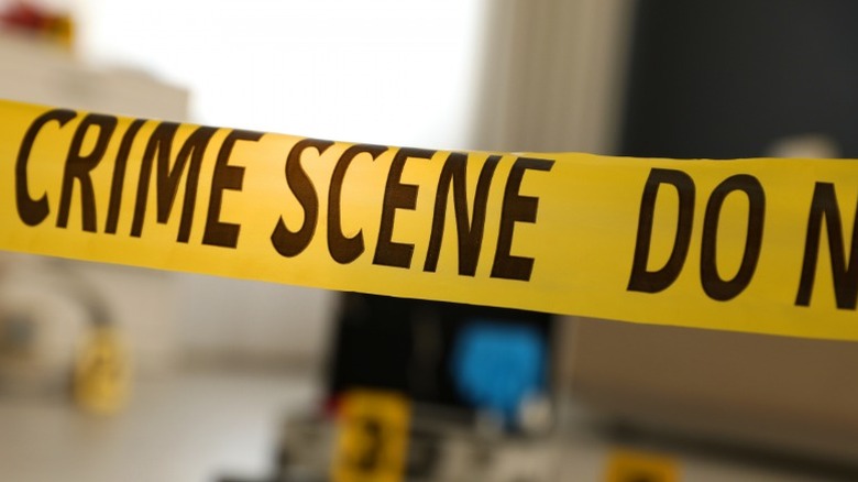 yellow police tape