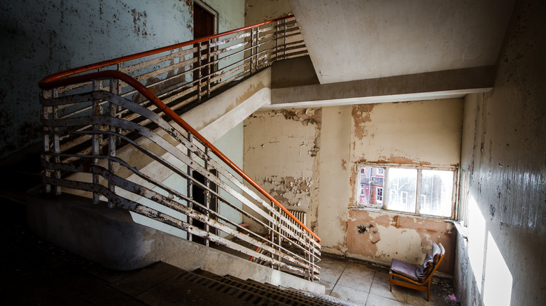 Creepy building stairs
