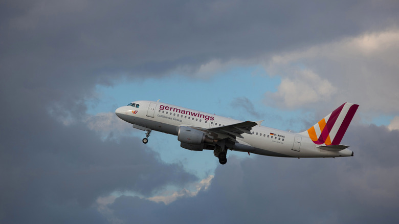 A Germanwings plane in flight