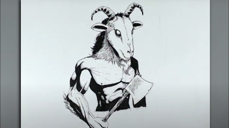 Artist's conception, Pope Lick Monster