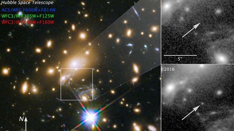 icarus star from the hubble telescope