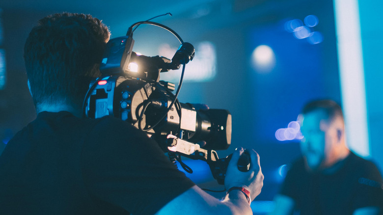 a film set