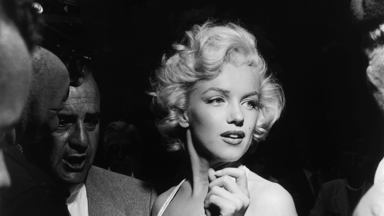 Marilyn Monroe and Tom Ewell filming the famous 