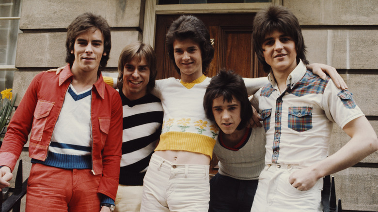 Bay City Rollers posing for publicity shot