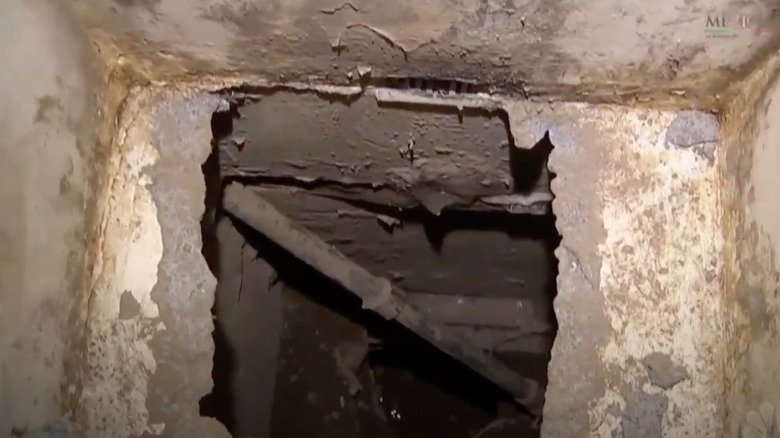 El Chapo's prison escape tunnel