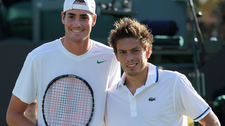 John Isner and Nicolas Mahut 