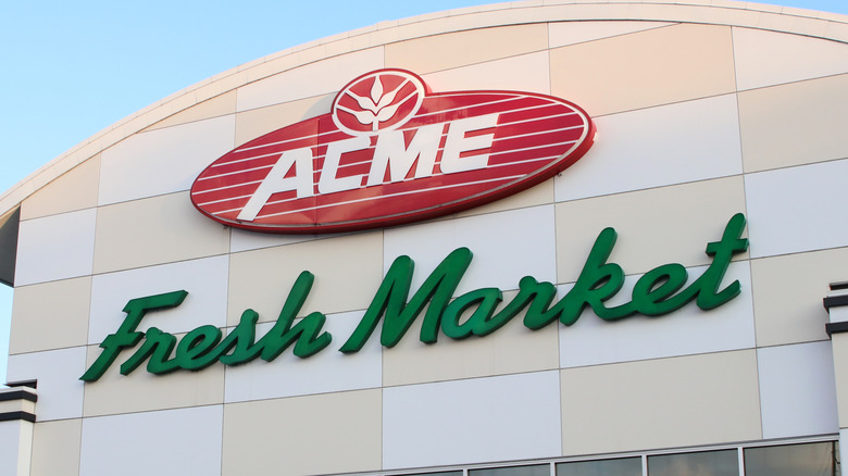 Acme Grocery Store Sign