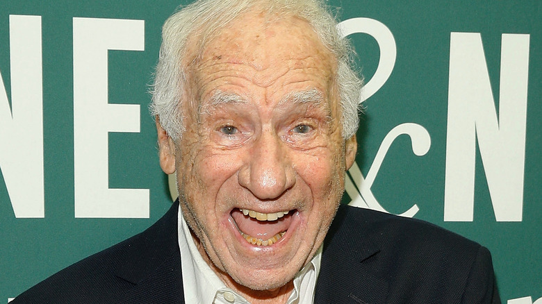 Mel Brooks smiling