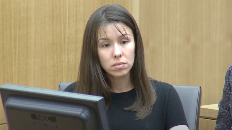 Jodi Arias sitting in court