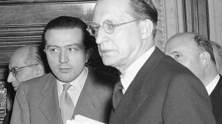 Giulio Andreotti and Alcide de Gasperi