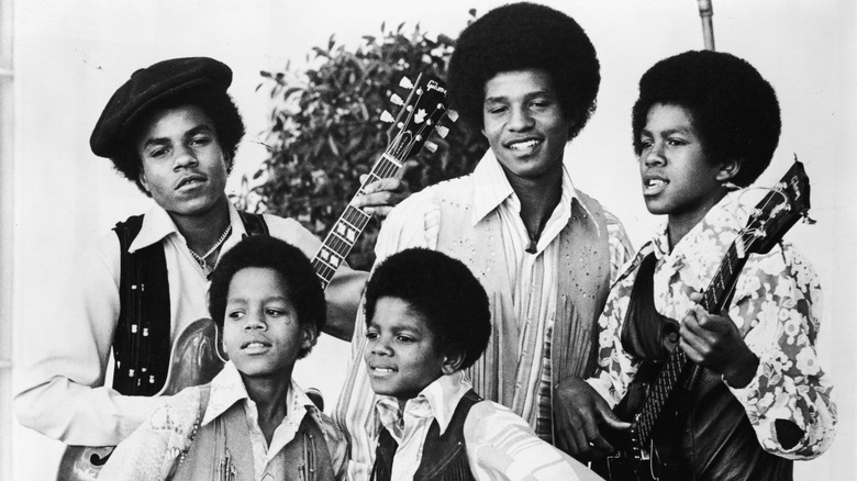 The Jackson 5 black and white late '60s/early '70s