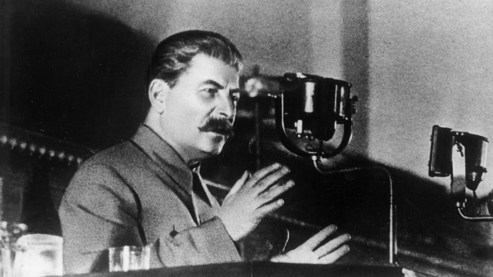 Joseph Stalin talking